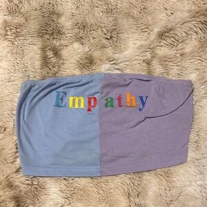 SHEIN Blue and Purple Tube Top